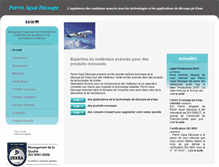 Tablet Screenshot of perrinaquadecoupe.fr